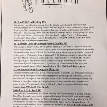 Palencia Winery - 7 wines to taste for $5 - Wineries Near Me - Walla Walla, Washington