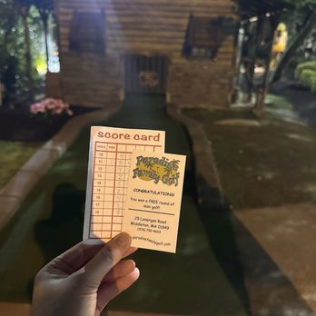 Paradise Family Golf - Free round (if you hit hole in one at hole 18) - Golf Near Me - Middleton, Massachusetts Paradise Family Golf - Free round (if you hit hole in one at hole 18) - Golf Near Me - Middleton, Massachusetts