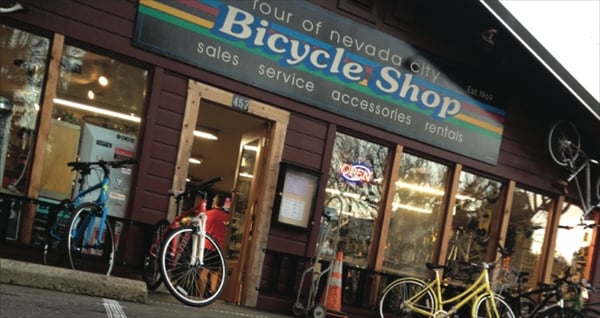Tour Of Nevada City Bicycle Shop by null