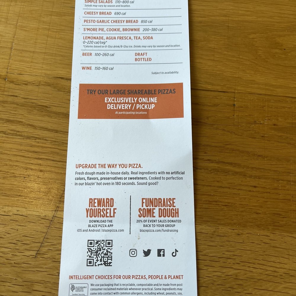 Blaze Pizza - Pizza Near Me - Fresh Meadows, New York