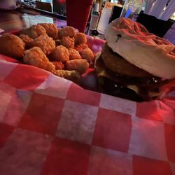 Pit Stop Bar & Grill - The western burger was so good and huge!
