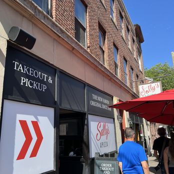 Sally's Apizza - Take out / Pick up window - Pizza Near Me - New Haven, Connecticut Sally's Apizza - Take out / Pick up window - Pizza Near Me - New Haven, Connecticut