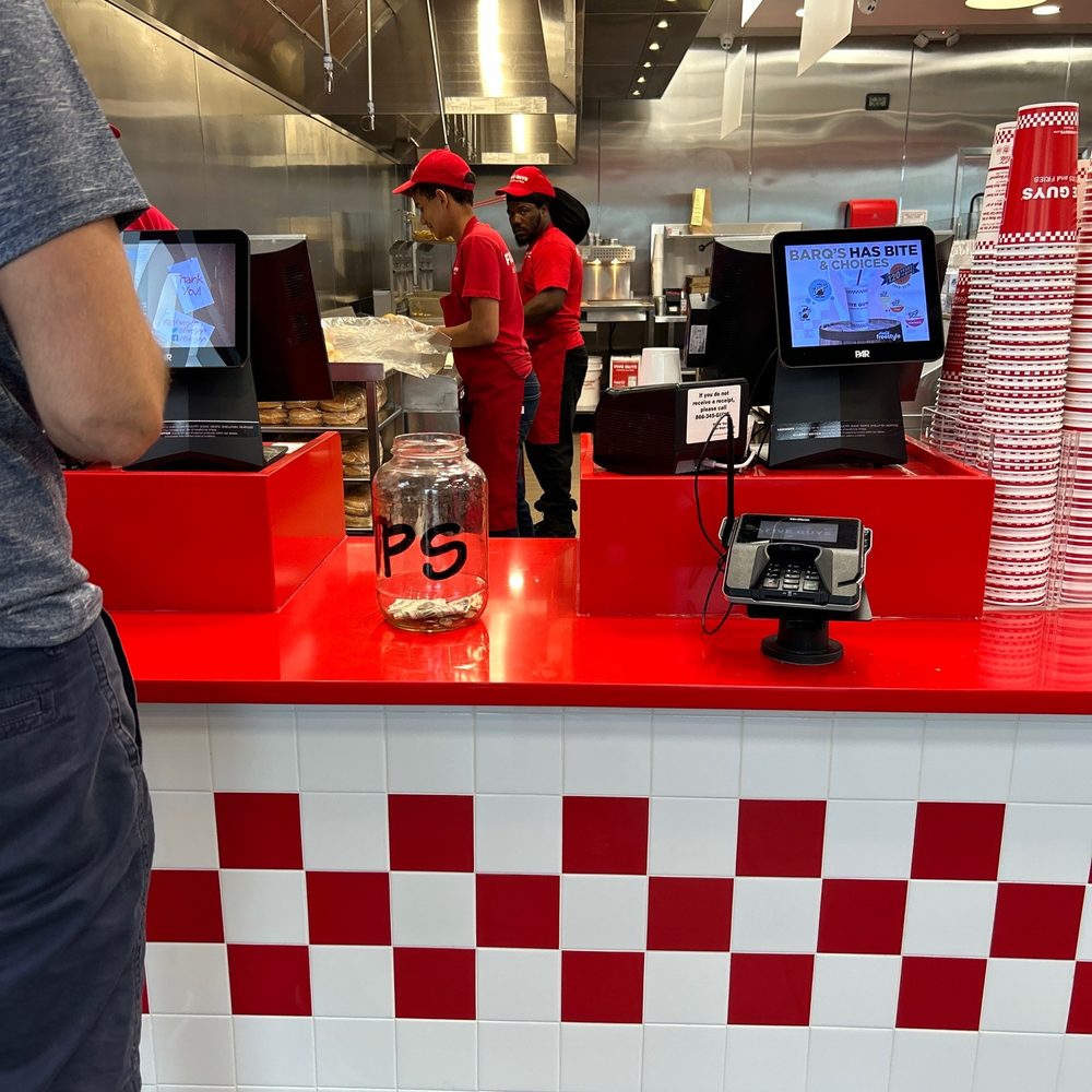 Five Guys - Not a lot of workers - Burgers Near Me - Land O' Lakes, Florida