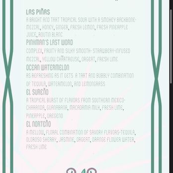 Los Conejos - Modern drink menu - Beer Bar Near Me - Albuquerque, New Mexico