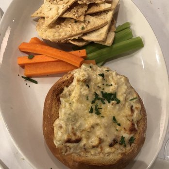 Atlantic Fish - Crab dip in bread bowl - Seafood Near Me - Boston, Massachusetts Atlantic Fish - Crab dip in bread bowl - Seafood Near Me - Boston, Massachusetts