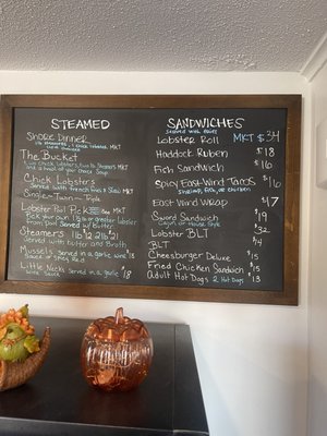 Menu photo 1 East Wind Lobster and Grille Buzzards Bay, MA