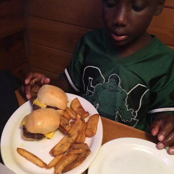 Texas Roadhouse - Kids mini cheese burgers with steak fries. - Steakhouses Near Me - Macon, Georgia