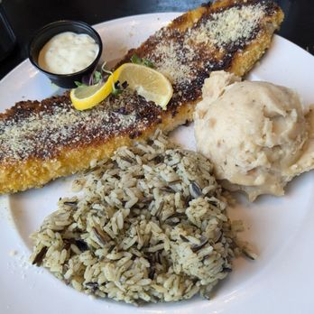 Harvey's Grill and Bar - Parmesan Crusted Whitefish - New American Near Me - Saginaw, Michigan