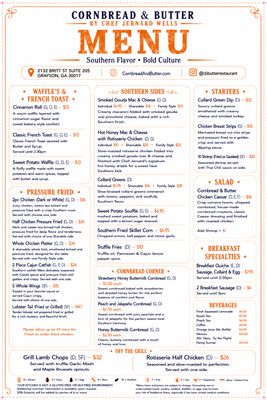 Menu photo 3 Cornbread and Butter Grayson, GA