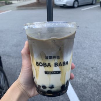 Boba Baba - Hojicha Latte-Iced - Tea Rooms Near Me - Cary, North Carolina Boba Baba - Hojicha Latte-Iced - Tea Rooms Near Me - Cary, North Carolina
