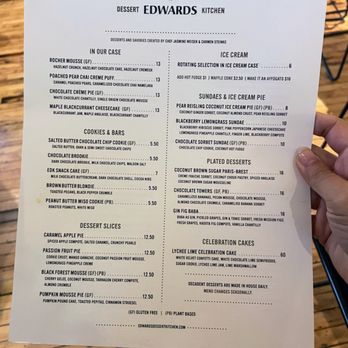 Edwards Dessert Kitchen - Dessert Menu in October 2023 - Desserts Near Me - Minneapolis, Minnesota