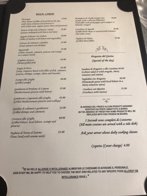 Menu photo 1 Max Positano, SA Menu photo 1 Max Positano, SA