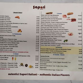 Sapori Caffe - Prices are higher than what's on the menu. Prices are high you are paying $15 for small coffee & small thinly sliced cake - Coffee & Tea Near Me - Jacksonville, Florida Sapori Caffe - Prices are higher than what's on the menu. Prices are high you are paying $15 for small coffee & small thinly sliced cake - Coffee & Tea Near Me - Jacksonville, Florida
