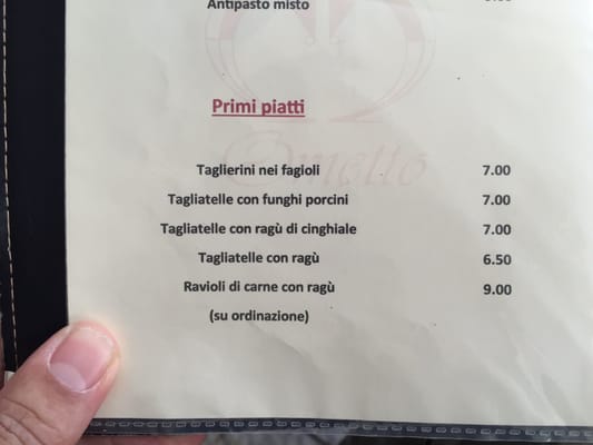 Menu photo 2 Trattoria Ometto Bedizzano, MS