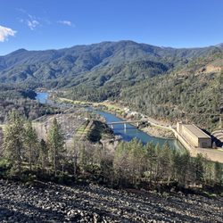 Shasta Dam Visitor Center - View from the dam
