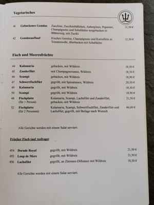 Menu photo 2 Gaststätte Poseidon Friedberg, HE
