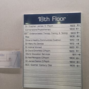 Cornerstone Physiotherapy - Office on 18th floor - Physical Therapy Near Me - Toronto, Ontario