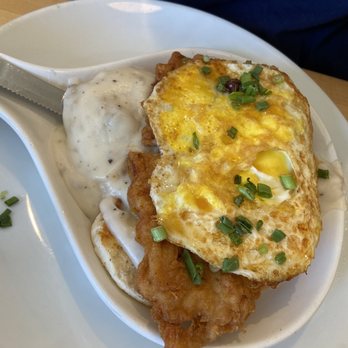 Eggsquisite Cafe - Cajun chicken biscuits and gravy - Breakfast & Brunch Near Me - Southlake, Texas Eggsquisite Cafe - Cajun chicken biscuits and gravy - Breakfast & Brunch Near Me - Southlake, Texas