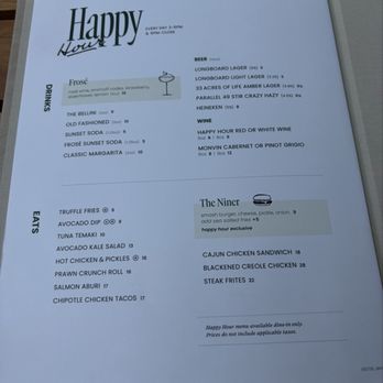 Cactus Club Cafe - Happy hour menu - Canadian (New) Near Me - Vancouver, British Columbia