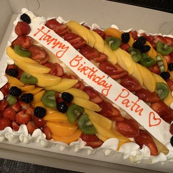 Long Phung Bakery - Half sheet cake $ 50 & Requested full pastry aka cookie tart instead of half & half which is pastry & sponge cake 3.07.2020 - Bakeries Near Me - Westminster, California