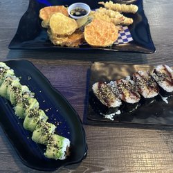 Sushi & Noodles - Tempura Sampler, Utah Roll, and Spam Musubi