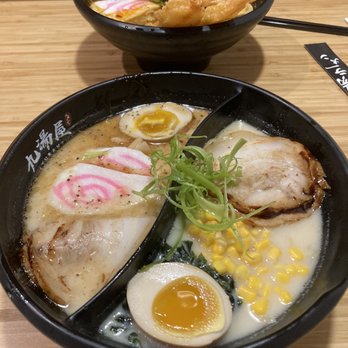 Kyuramen - Cherry Hill - Black and White Couple Tonkatsu-Shio + Black Garlic Tonkatsu - Ramen Near Me - Cherry Hill, New Jersey Kyuramen - Cherry Hill - Black and White Couple Tonkatsu-Shio + Black Garlic Tonkatsu - Ramen Near Me - Cherry Hill, New Jersey