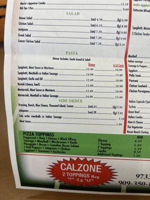 Menu photo 5 Mario's Pizza Fontana, CA Menu photo 5 Mario's Pizza Fontana, CA