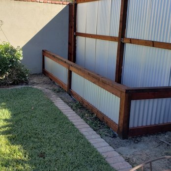 Sparta Fence - custom tall fence and raised planter bed - Fences & Gates Near Me Sparta Fence - custom tall fence and raised planter bed - Fences & Gates Near Me