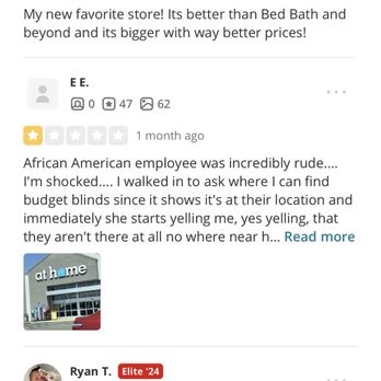 At Home - Another example of bad complaints about Renee - Furniture Stores Near Me - Costa Mesa, California