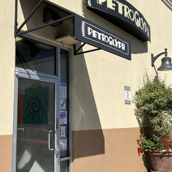 Petroglyph Ceramic Lounge - The back entrance of Petroglyph. - Paint-Your-Own Pottery Near Me - San Jose, California