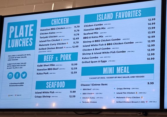 Menu photo 5 Ono Hawaiian BBQ Gilbert, AZ