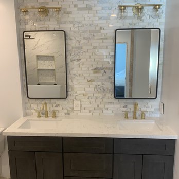 Tru Skill Remodel - a bathroom with two sinks and mirrors - General Contractors Near Me Tru Skill Remodel - a bathroom with two sinks and mirrors - General Contractors Near Me