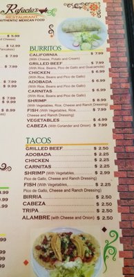 Menu photo 3 Rafaela's Restaurant Vista, CA Menu photo 3 Rafaela's Restaurant Vista, CA