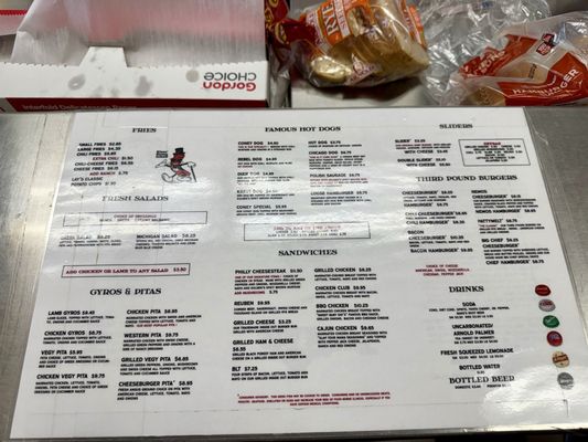 Menu photo 2 Cloos' Coney Island Raleigh, NC