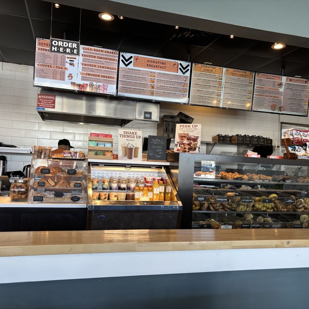 Manhattan Bagel - Counter displays all the wonderful bagels made today. If you zoom in the menu you should be able to see more details. - Breakfast & Brunch Near Me - Bridgewater, New Jersey Manhattan Bagel - Counter displays all the wonderful bagels made today. If you zoom in the menu you should be able to see more details. - Breakfast & Brunch Near Me - Bridgewater, New Jersey