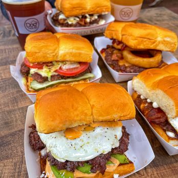 Dog Haus Biergarten - Our beef is 100% genetically tested black angus beef from Creekstone Farms, Certified humanely-raised
Vegetarian-fed
Hormone free - Burgers Near Me - Cedar Park, Texas