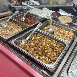 Tons of options to choose from located inside the gas station