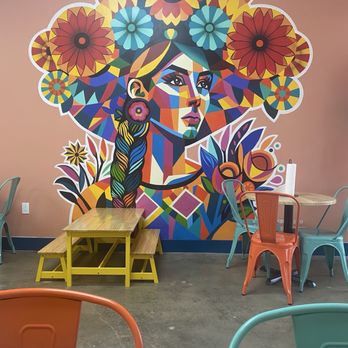 Sol Dias - Beautiful mural - Ice Cream & Frozen Yogurt Near Me - Watauga, Texas Sol Dias - Beautiful mural - Ice Cream & Frozen Yogurt Near Me - Watauga, Texas