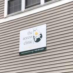 The Access Clinic For Wellness - Exterior sign on the building