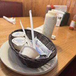 Mayflower Seafood Restaurant - Condiments on table
