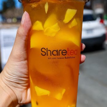 Sharetea - Mango & Passion Fruit Tea (@joeynht) - Bubble Tea Near Me - Berkeley, California