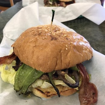 Bronco Burgers - Bronco burger in all its wondrous glory. Your food baby will thank you. - Burgers Near Me - Paso Robles, California Bronco Burgers - Bronco burger in all its wondrous glory. Your food baby will thank you. - Burgers Near Me - Paso Robles, California