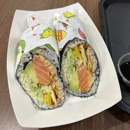 Sushi Burrito (Salmon) Sushi Burrito (Salmon)