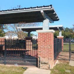 Foley Dog Park - Mean double gated entry area