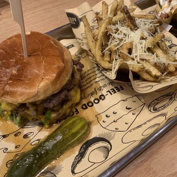 The Melt - GARLIC PARMESAN FRIES DOUBLE MELTBURGER - Burgers Near Me - Brea, California The Melt - GARLIC PARMESAN FRIES DOUBLE MELTBURGER - Burgers Near Me - Brea, California
