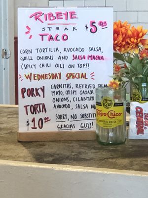 Menu photo 1 Tacos La Central Grapevine, TX