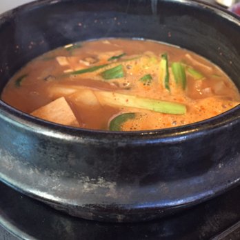 Kkoki Korean BBQ - Bean paste soup with combo - Korean Near Me - Beaverton, Oregon