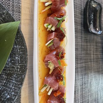 Trifecta - Chu toro maguro chili garlic - Sushi Bars Near Me - San Jose, California Trifecta - Chu toro maguro chili garlic - Sushi Bars Near Me - San Jose, California