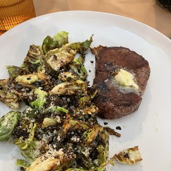 JT's Steakhouse - Filet and Brussel sprouts. - Steakhouses Near Me - Ely, Nevada