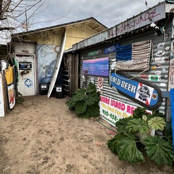 The Fat Pelican - Iykyk *The Summer I Turned Pretty Susannah & Laurel walk off the beach into the Fat Pelican through this back door - Beer Bar Near Me - Carolina Beach, North Carolina